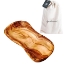 Olive Wood Curved Bowl - A Natural and Elegant Addition to Your Table