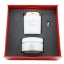 Handcrafted olive oil candle with Eternal Rose fragrance in elegant packaging.