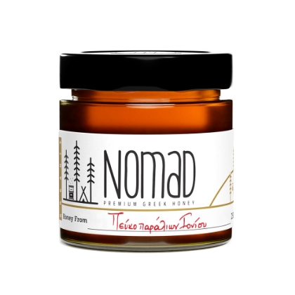 범주 유기농 및 가공하지 않은 그리스산 꿀의 그림