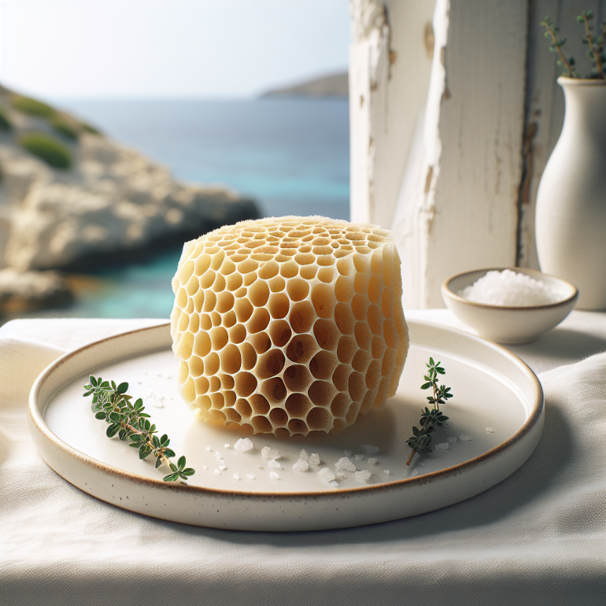 칼림노스 천연 해면 꿀 스펀지: 에게 해의 황홀경을 맛보다