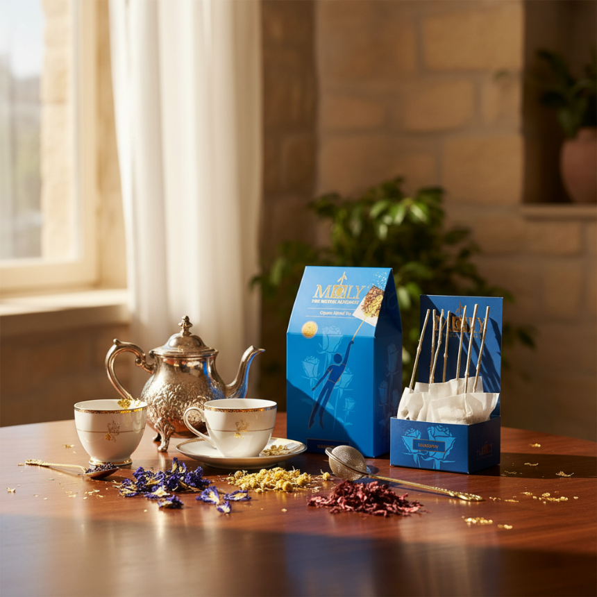 고급 선물 및 기업 언박싱 경험을 위한 허브차: 웰니스와 품격의 조화