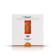 Lazaris Mandolato Koumquat – Greek Almond Nougat with Kumquat, 150g by Lazaris - Primary product photo